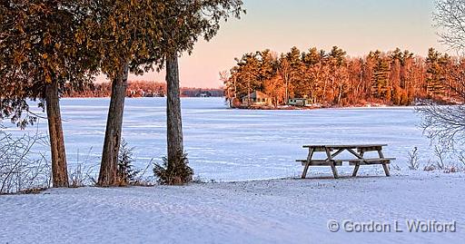 Frozen Otter Lake_21376-7.jpg - Photographed at sunrise near Lombardy, Ontario, Canada.